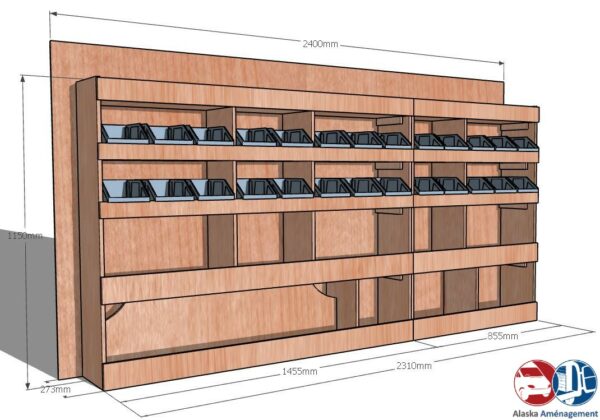 JUMPY III XL KRG001 cotes - Aménagement Utilitaire Île-de-France & Livraison