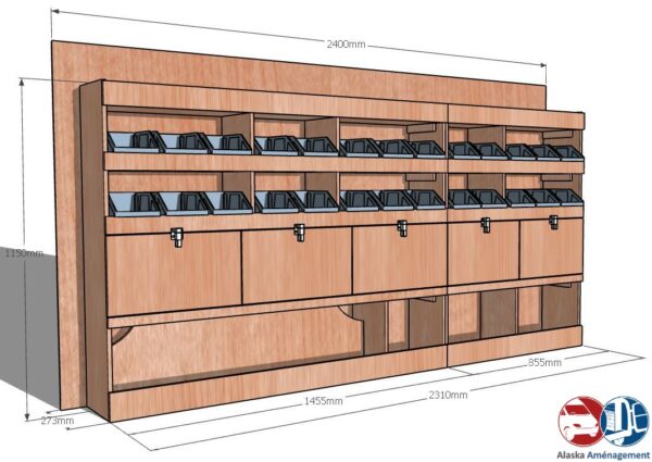 JUMPY III XL KRG002 cotes - Aménagement Utilitaire Île-de-France & Livraison