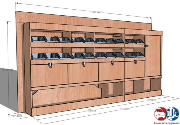 JUMPY III XL KRG003 cotes - Aménagement Utilitaire Île-de-France & Livraison