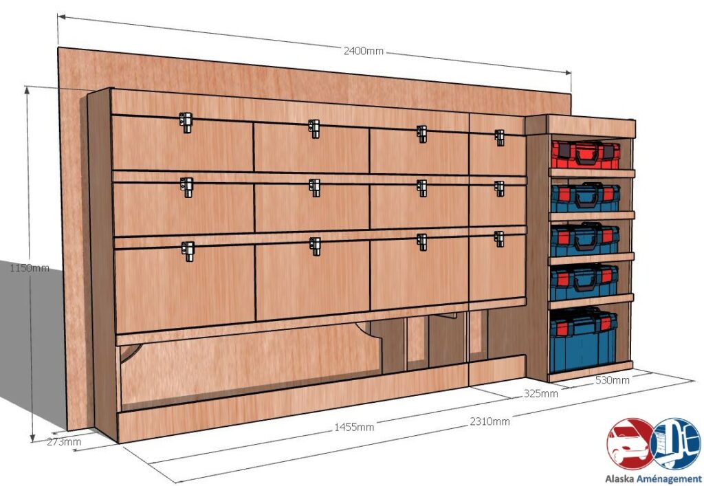 JUMPY III XL KRMG004 cotes - Aménagement Utilitaire Île-de-France & Livraison