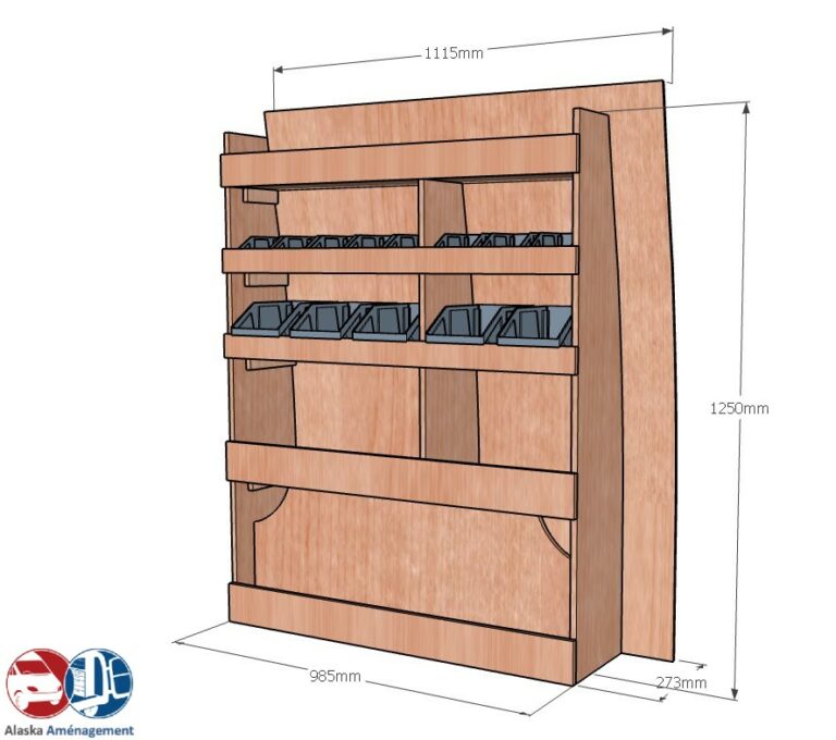 Meuble latéral Droite KRD101-N - vue 3