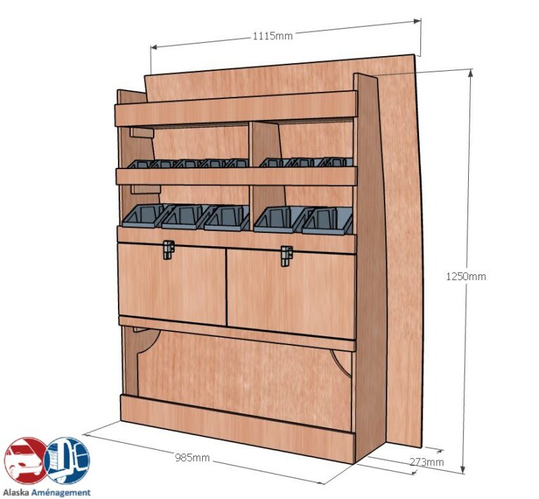 Meuble latéral Droite KRD102-N - vue 3