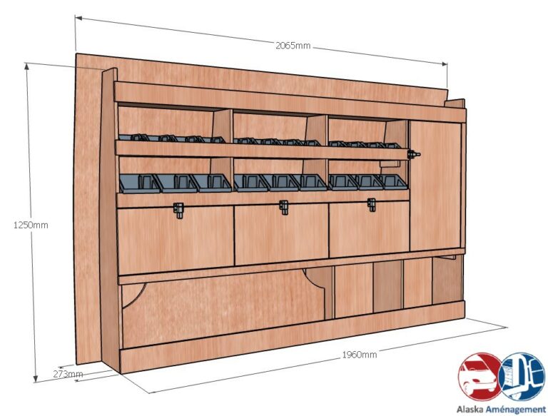 Meuble latéral Gauche KRG003-N - vue 3