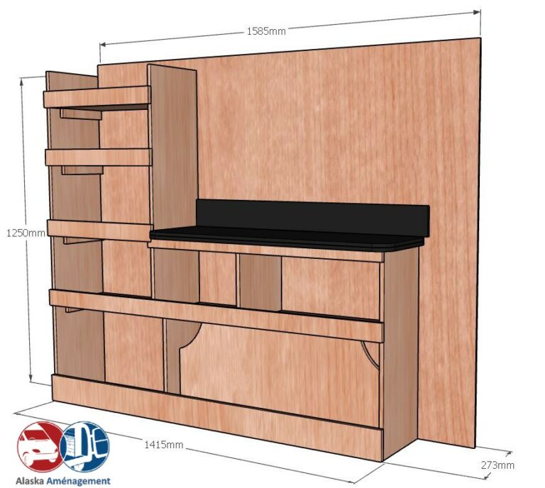 Etabli latéral Droite ETAD104-N - vue 3