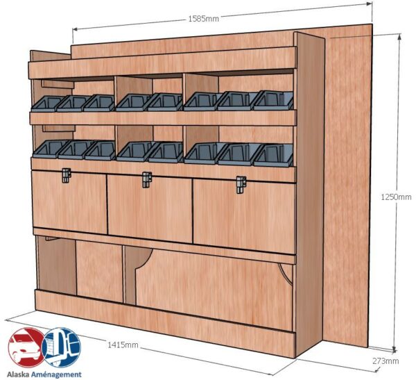 TRAFIC III L2H1 KRD102 COTES - Aménagement Utilitaire Île-de-France & Livraison
