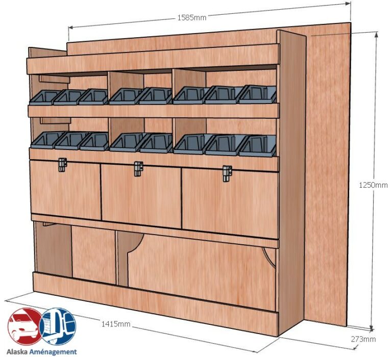 Meuble latéral Droite KRD102-N - vue 3