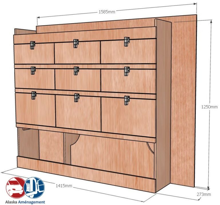 Meuble latéral Droite KRD103-N - vue 3