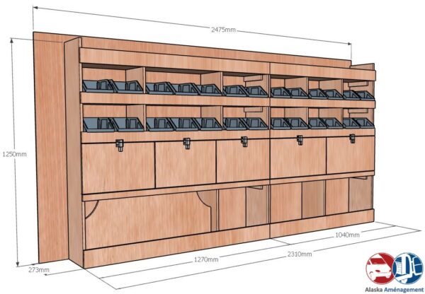 TRAFIC III L2H1 KRG002 COTES - Aménagement Utilitaire Île-de-France & Livraison