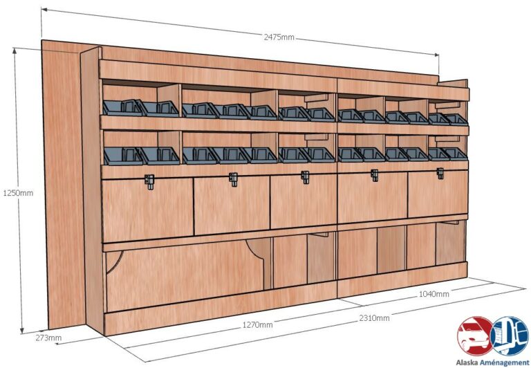 Meuble latéral Gauche KRG002-N - vue 3