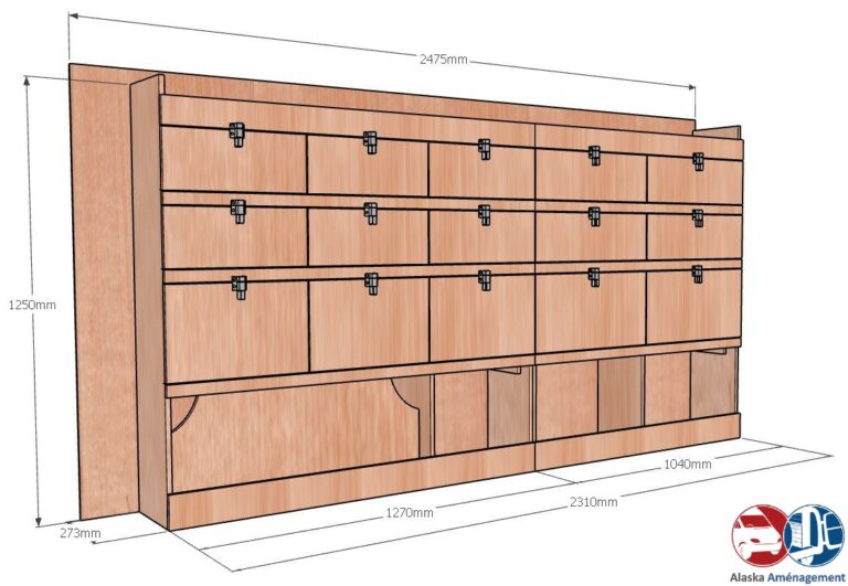 Meuble latéral Gauche KRG004-N - vue 3
