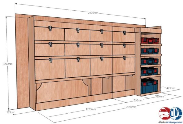 TRAFIC III L2H1 KRMG004 COTES - Aménagement Utilitaire Île-de-France & Livraison