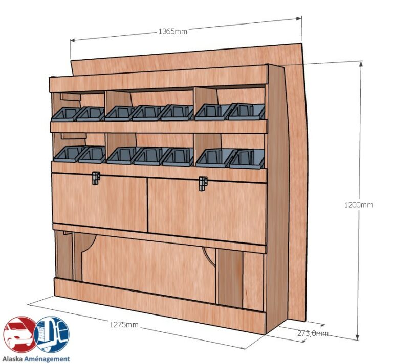 Meuble latéral Droite KRD102-N - vue 3