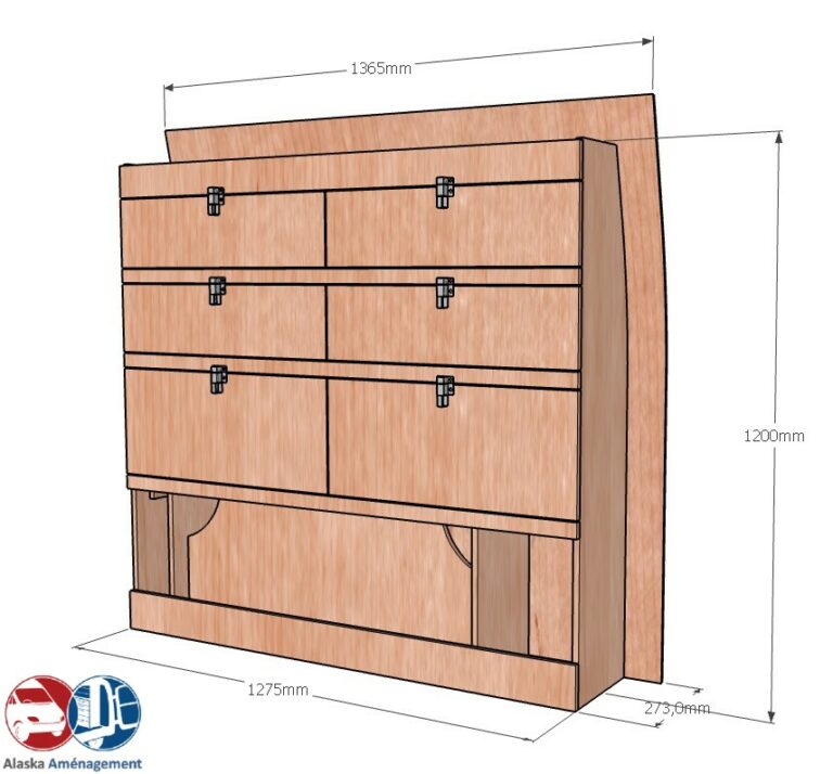 Meuble latéral Droite KRD103-N - vue 3