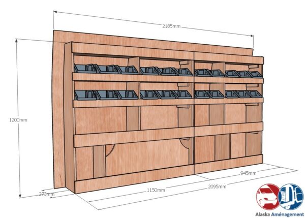 VITO III L2H1 KRG001 COTES - Aménagement Utilitaire Île-de-France & Livraison