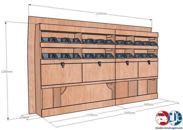 VITO III L2H1 KRG002 COTES - Aménagement Utilitaire Île-de-France & Livraison
