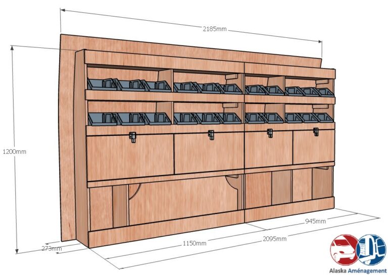 Meuble latéral Gauche KRG002-N - vue 3