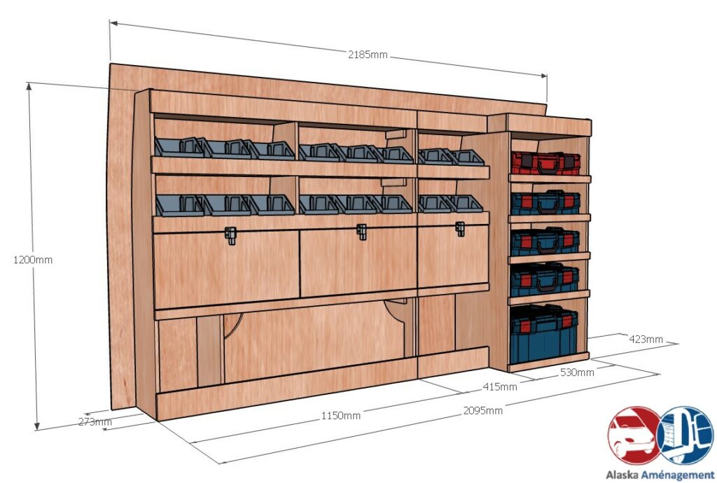 VITO III L2H1 KRMG002 COTES - Aménagement Utilitaire Île-de-France & Livraison