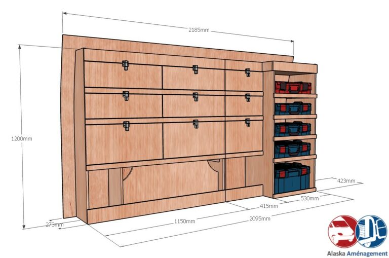 Meuble latéral Gauche KRMG004-N - vue 3