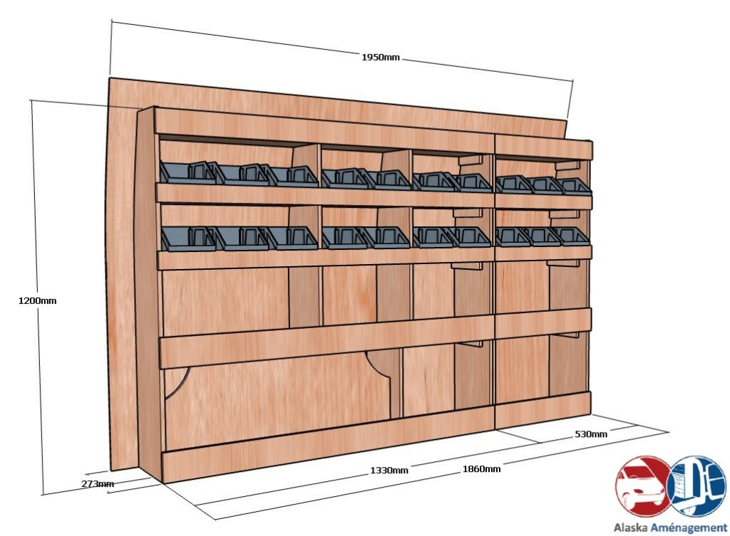 Vito III L1H1 KRG001 COTES - Aménagement Utilitaire Île-de-France & Livraison