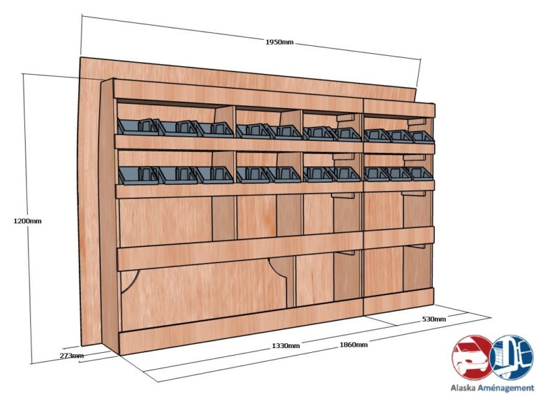 Meuble latéral Gauche KRG001-N - vue 3