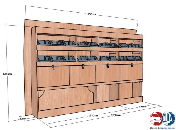 Vito III L1H1 KRG002 COTES - Aménagement Utilitaire Île-de-France & Livraison