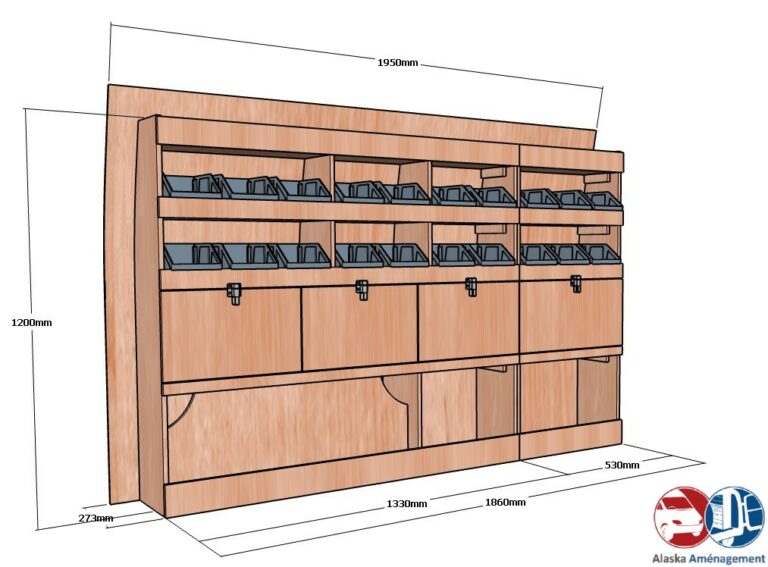 Meuble latéral Gauche KRG002-N - vue 3