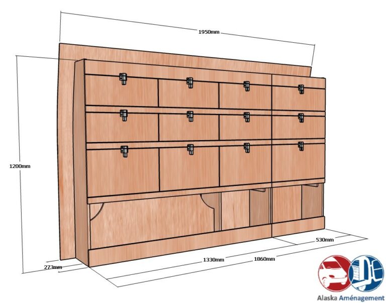 Meuble latéral Gauche KRG004-N - vue 3