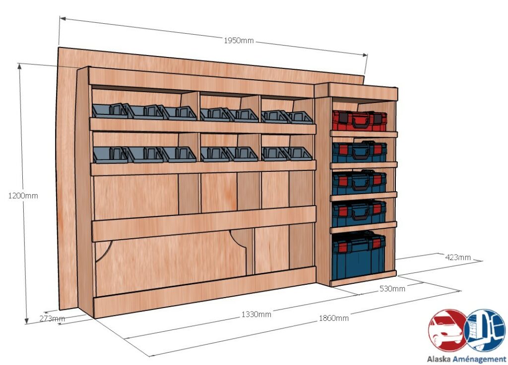 Vito III L1H1 KRMG001 COTES - Aménagement Utilitaire Île-de-France & Livraison