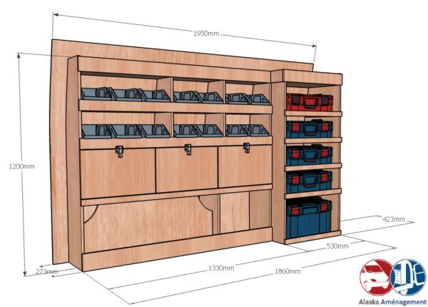 Vito III L1H1 KRMG002 COTES - Aménagement Utilitaire Île-de-France & Livraison