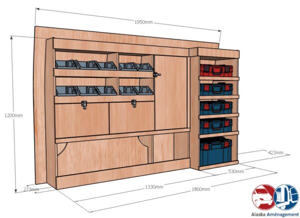 Vito III L1H1 KRMG003 COTES - Aménagement Utilitaire Île-de-France & Livraison