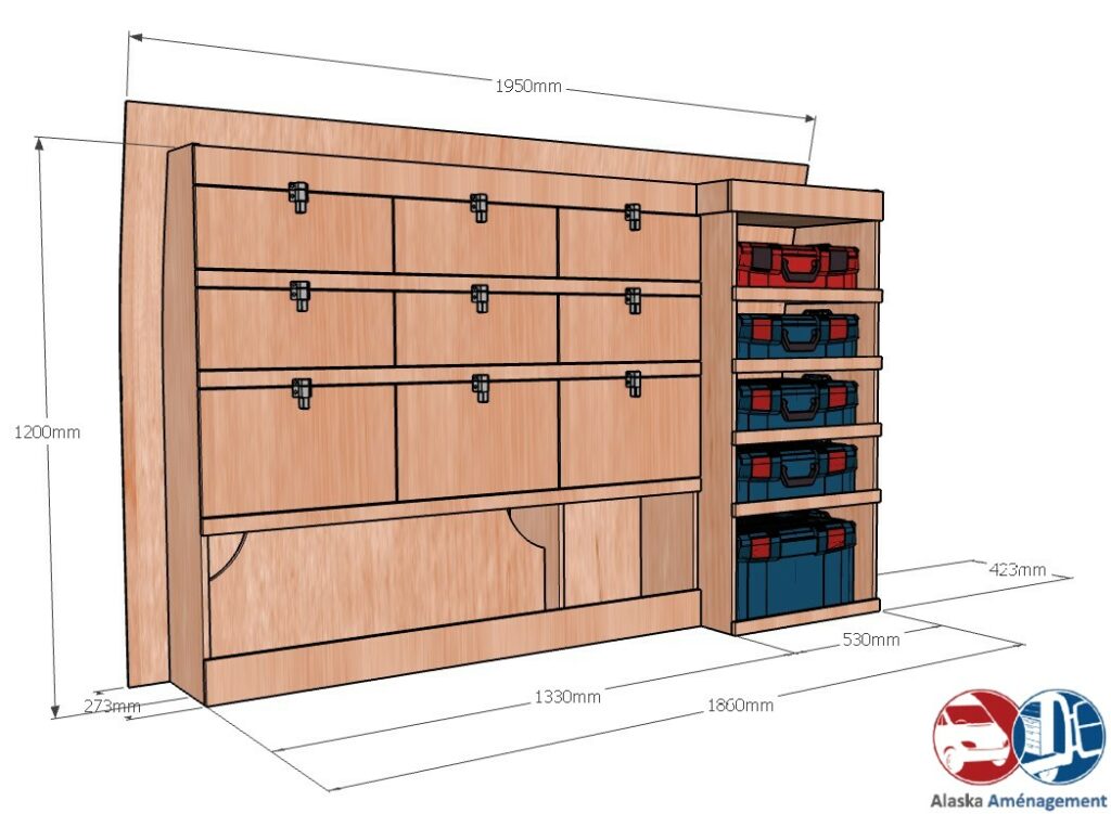 Vito III L1H1 KRMG004 COTES - Aménagement Utilitaire Île-de-France & Livraison