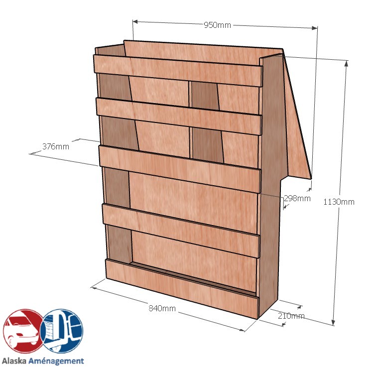 Meuble latéral Droite KRD-N - vue 3