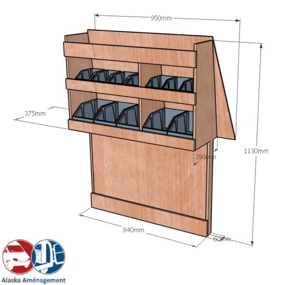 BERLINGO III L1 APL KRD DC101 COTES - Aménagement Utilitaire Île-de-France & Livraison
