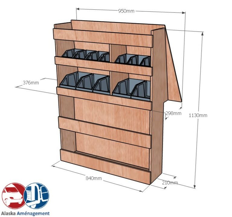 Meuble latéral Droite KRD101-N - vue 3