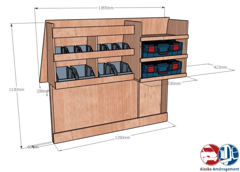 Meuble latéral Gauche KRMG-DC001-N - vue 3