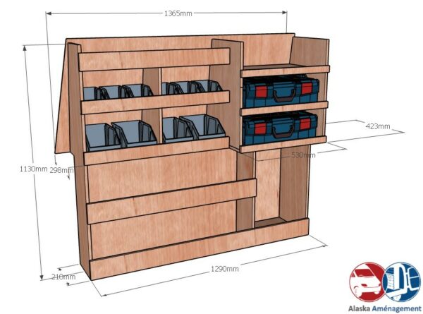 BERLINGO III L1 APL KRMG001 COTES - Aménagement Utilitaire Île-de-France & Livraison