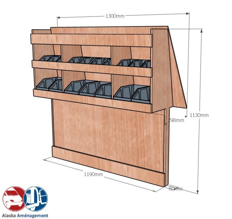 Meuble latéral Droite KRD-DC101-N - vue 3