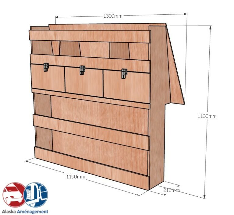Meuble latéral Droite KRD102-N - vue 3