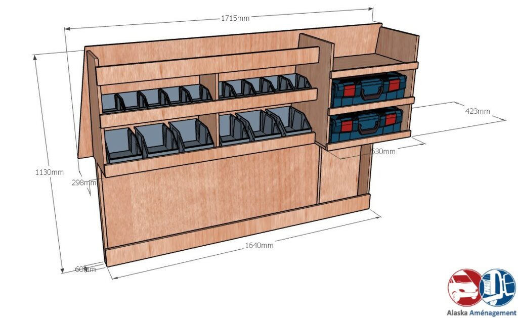 BERLINGO III L2 APL KRMG DC001 COTES - Aménagement Utilitaire Île-de-France & Livraison