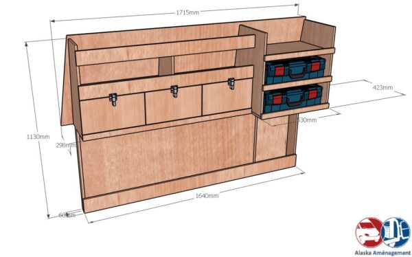 BERLINGO III L2 APL KRMG DC002 COTES - Aménagement Utilitaire Île-de-France & Livraison
