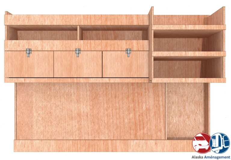 Meuble latéral Gauche KRMG-DC002-N - vue 2