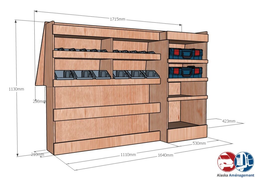 BERLINGO III L2 APL KRMG001 COTES - Aménagement Utilitaire Île-de-France & Livraison