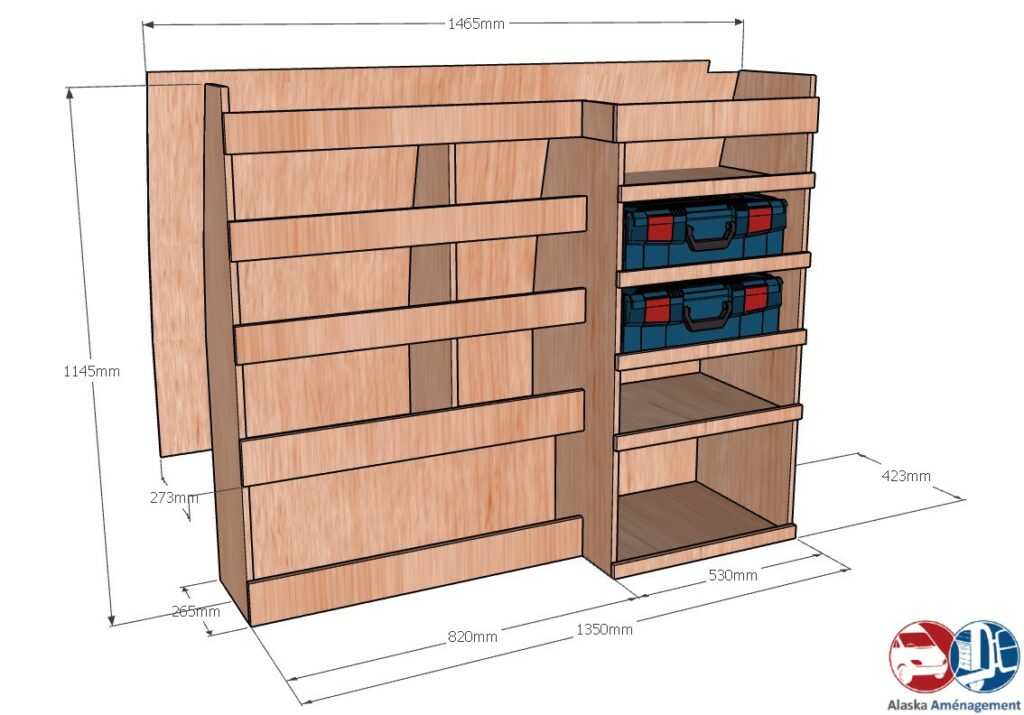 CADDY IV L1 APL KRMG COTES - Aménagement Utilitaire Île-de-France & Livraison