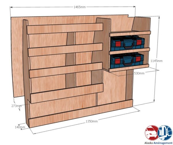 CADDY IV L1 APL KRMG DC COTES - Aménagement Utilitaire Île-de-France & Livraison