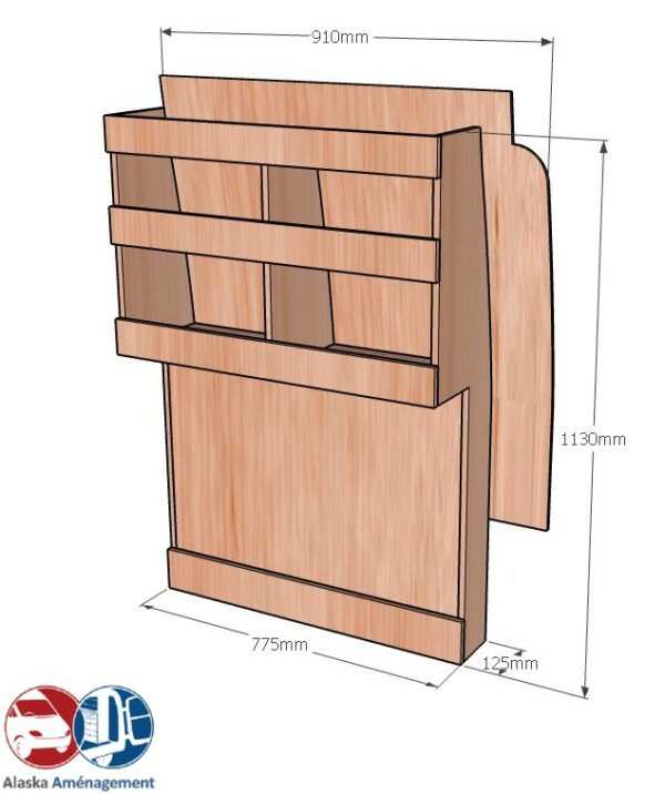 Caddy V L1 APL KRD DC N COTES - Aménagement Utilitaire Île-de-France & Livraison