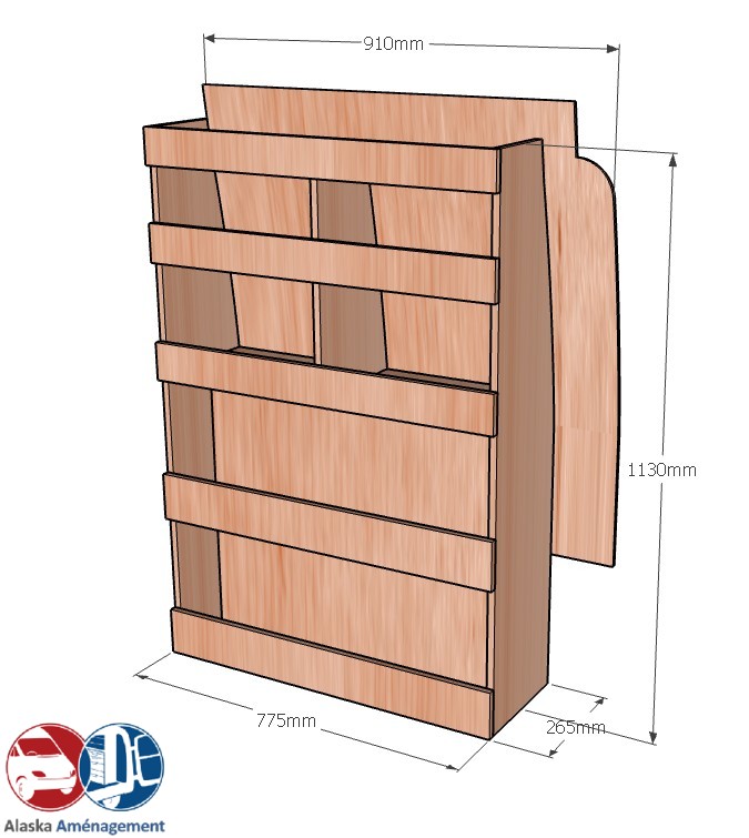 Meuble latéral Droite KRD-N - vue 3