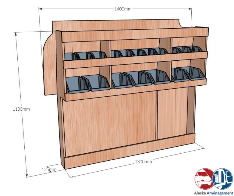 Meuble latéral Gauche KRG-DC001-N - vue 3