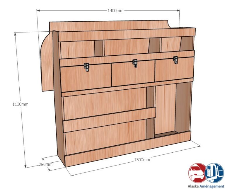 Meuble latéral Gauche KRG002-N - vue 3
