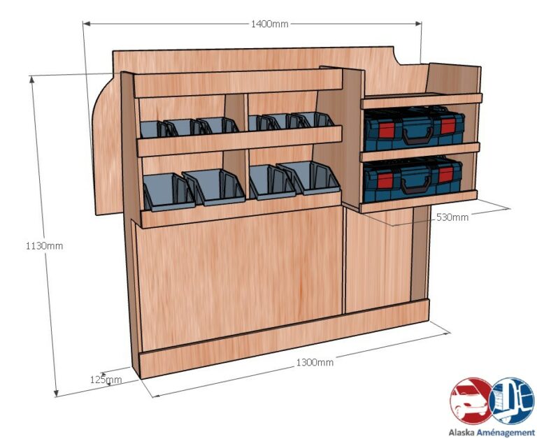 Meuble latéral Gauche KRMG-DC001-N - vue 3