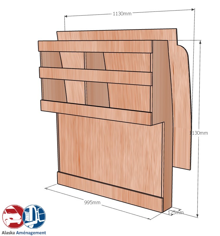 Meuble latéral Droite KRD-DC-N - vue 3